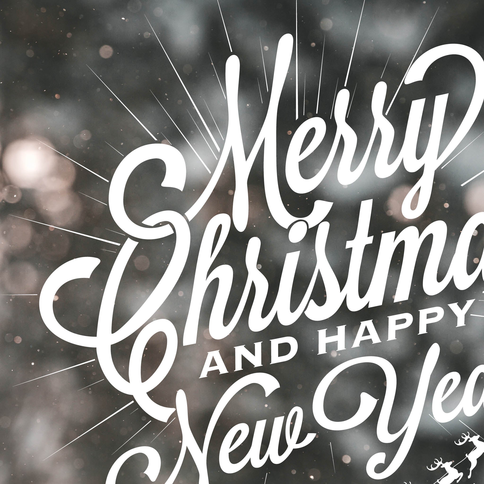 Christmas Greetings & Scripts Window Stickers