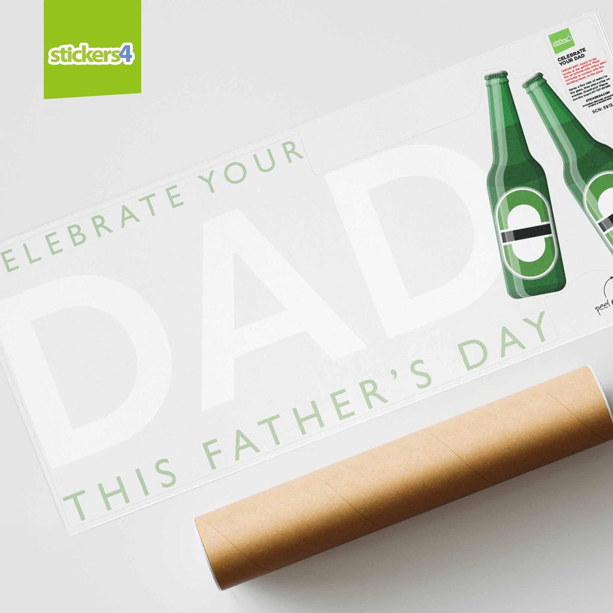 Celebrate Your Dad Window Sticker Father&#39;s Day Window Display