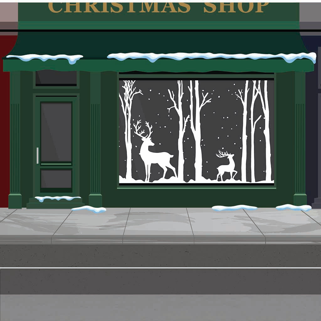 Retail window idea for christmas