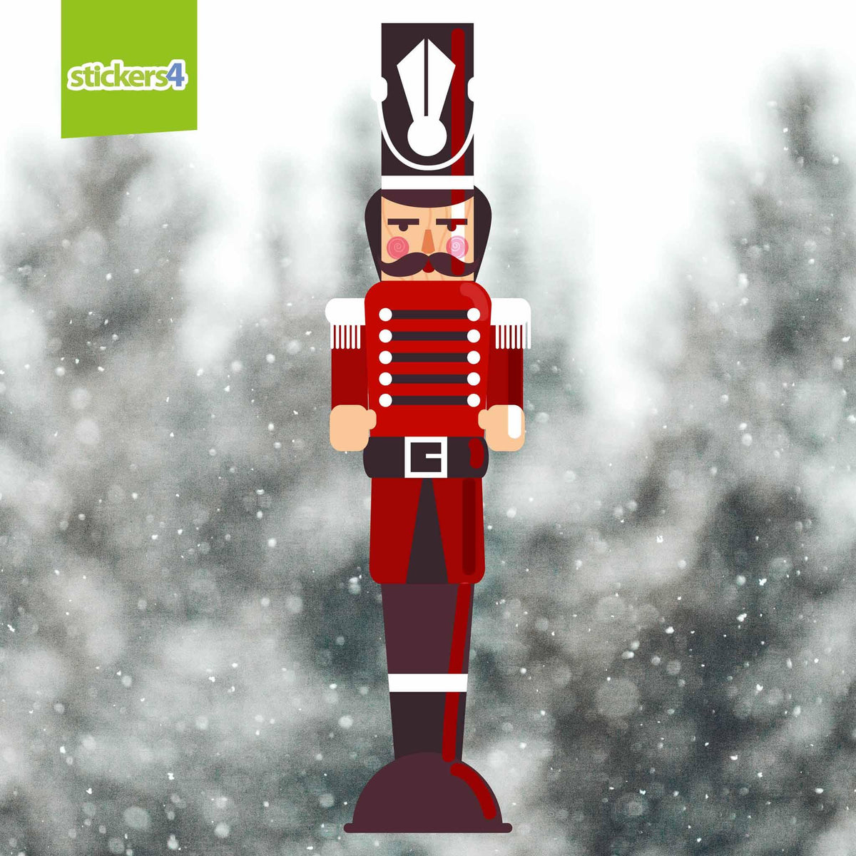 GIANT Christmas Nutcracker Soldiers Christmas Window Stickers Christmas Window Display