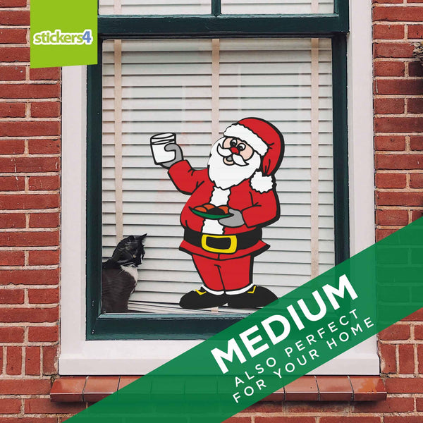 Santa Window Decal