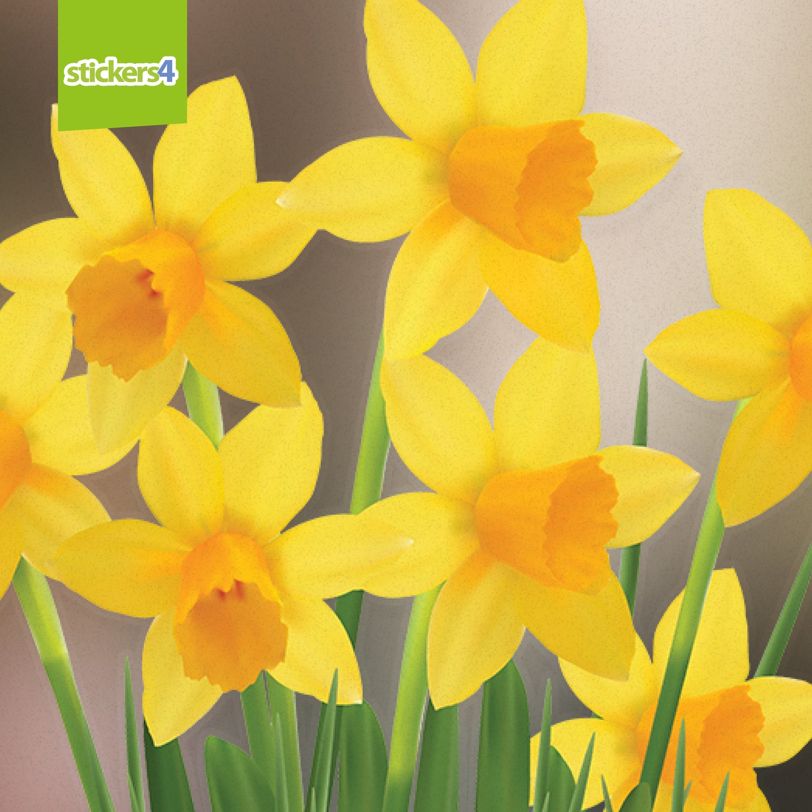 Spring Window Stickers