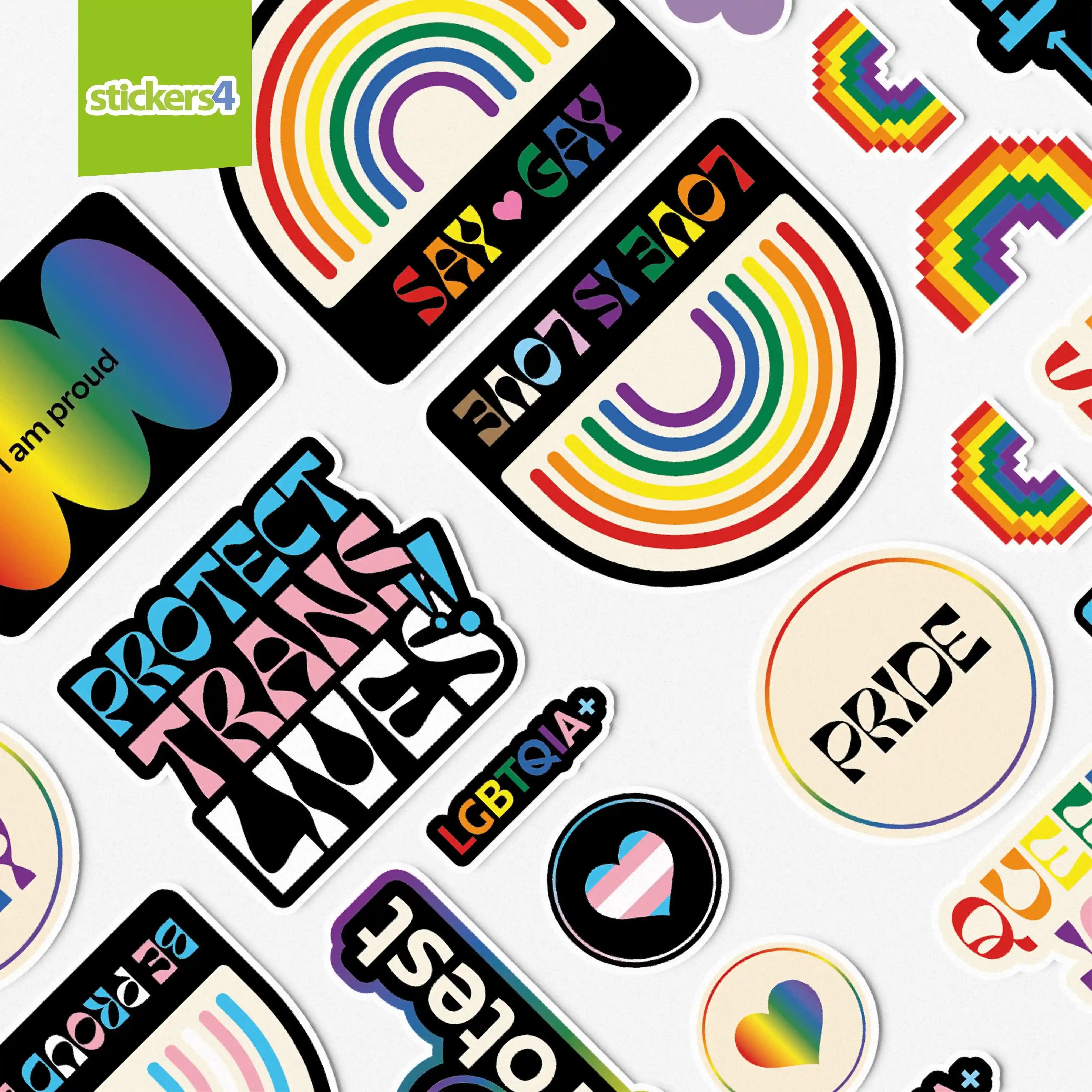 Pride V3 Laptop sticker pack