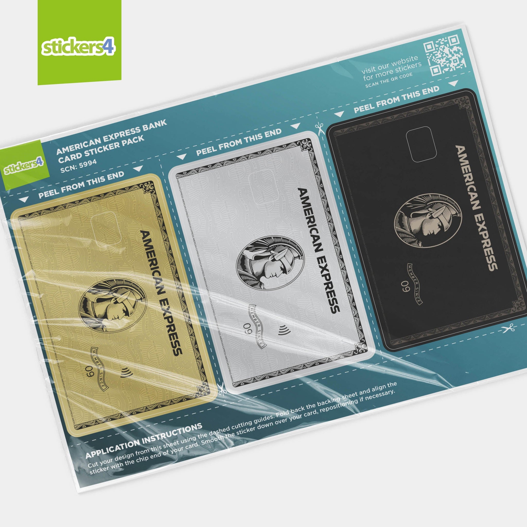 American Express Credit Card Stickers | Bank Card Skins