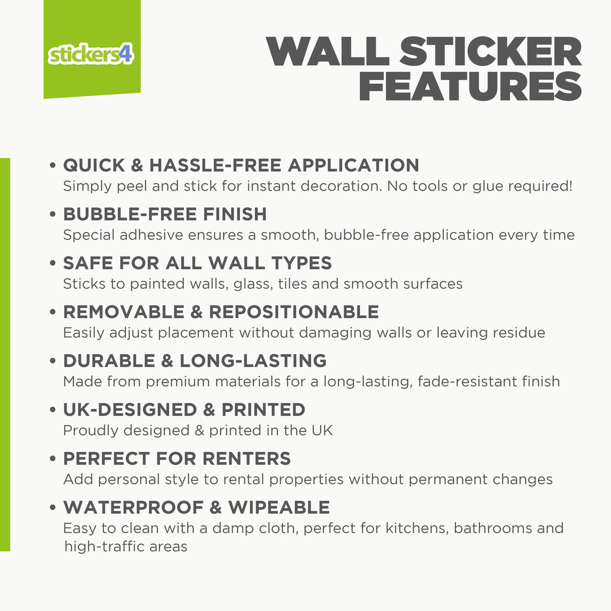 Brilliantly Brave Gorilla Wall Sticker