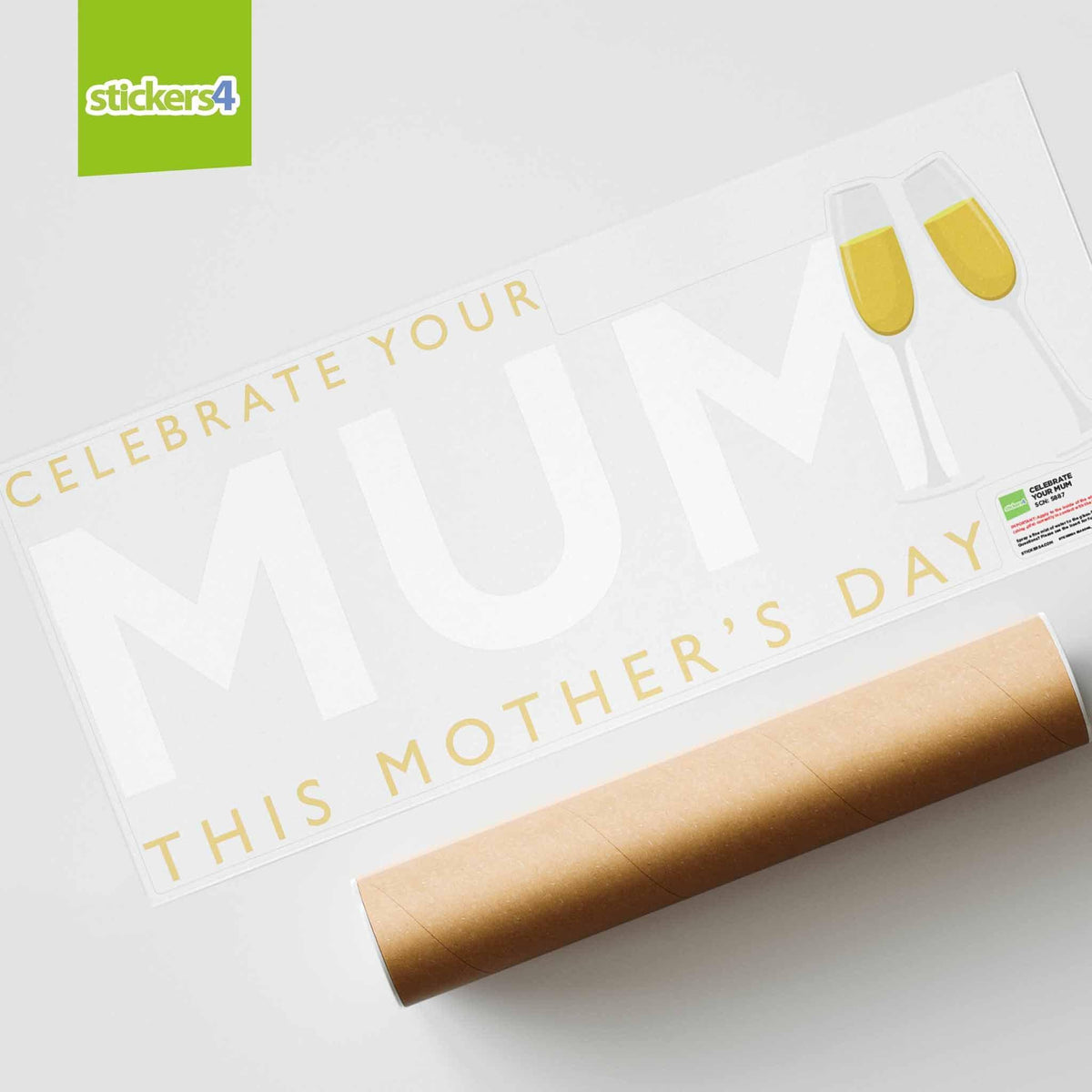 Celebrate Your Mum Window Sticker