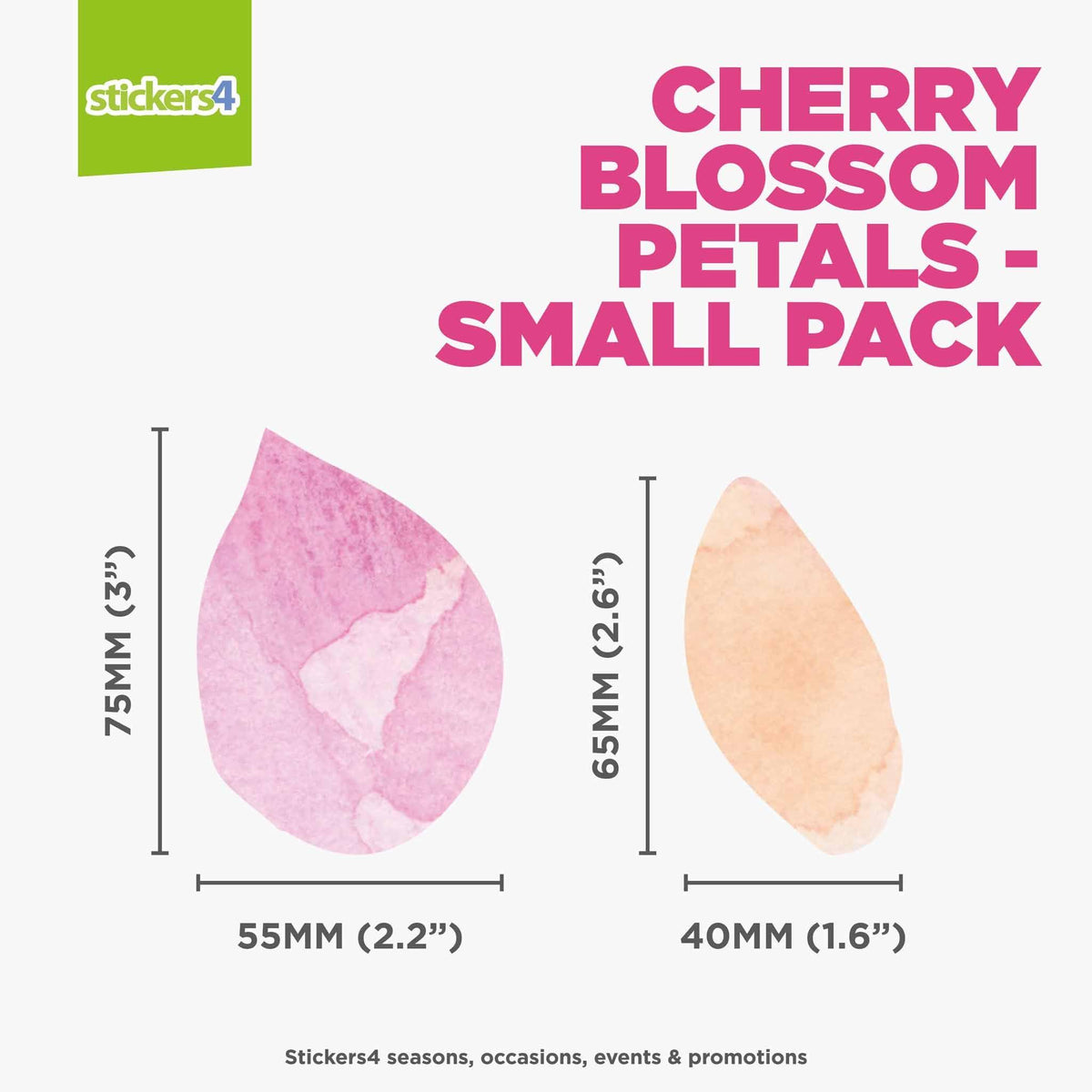 Cherry Blossom Petals - Small Pack Spring Window Display