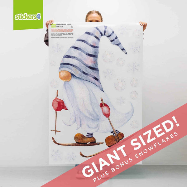 GIANT Size Christmas Gonk Window Stickers