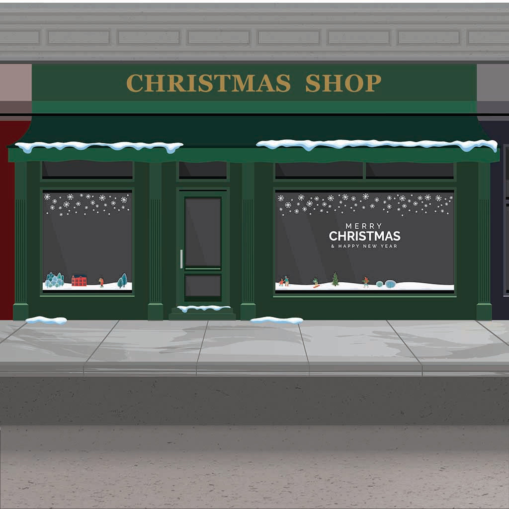 Christmas shop windiow display idea