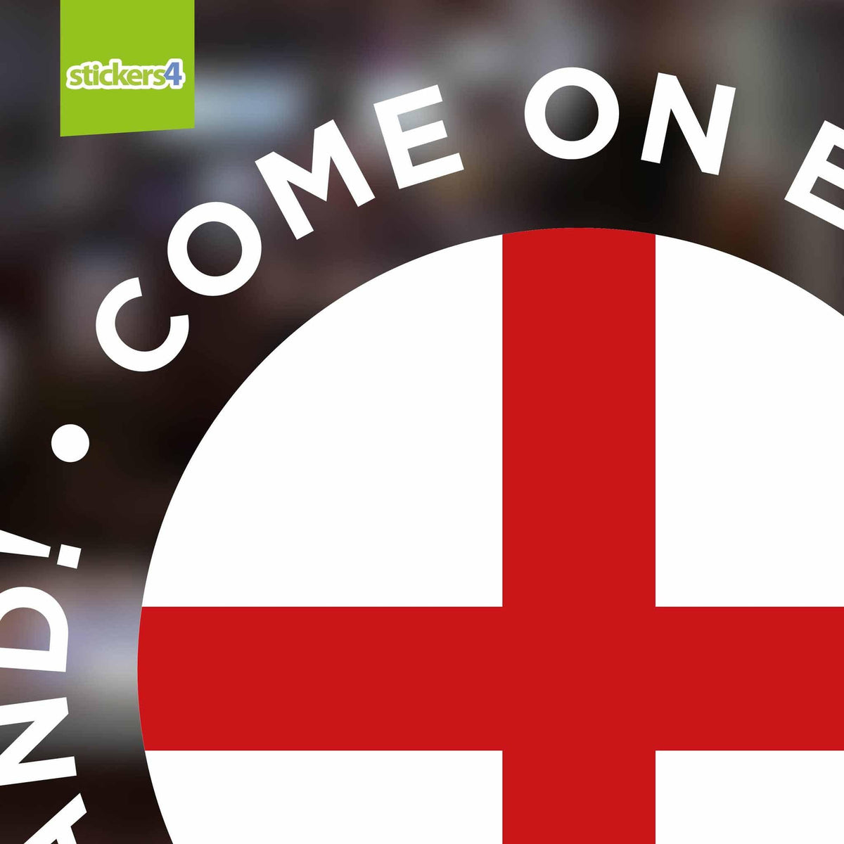 Come on England Roundel Window Sticker Events