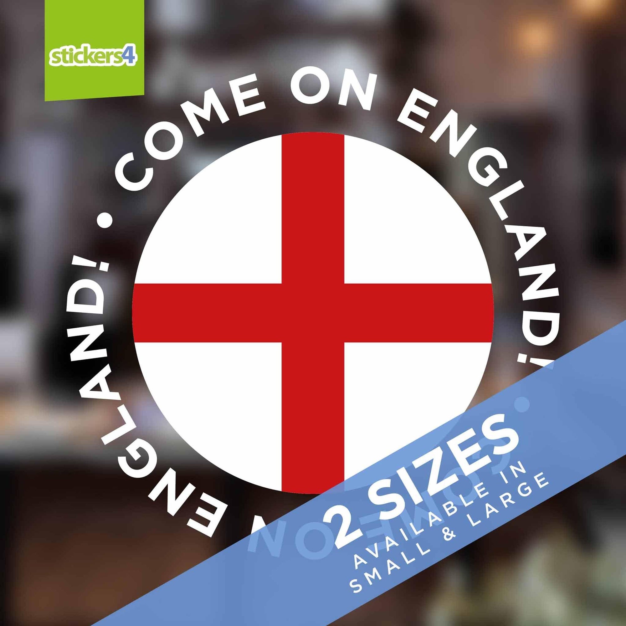 Come on England Roundel Window Sticker Events