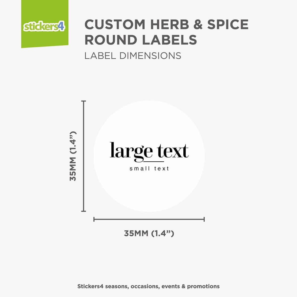 9 Custom HERB &amp; SPICE Pantry Labels Home Organisation