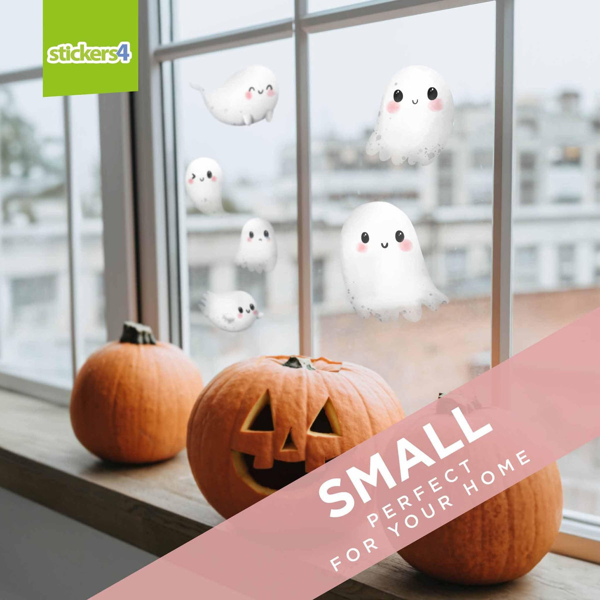 Cute Halloween Ghost Window Sticker Halloween Display