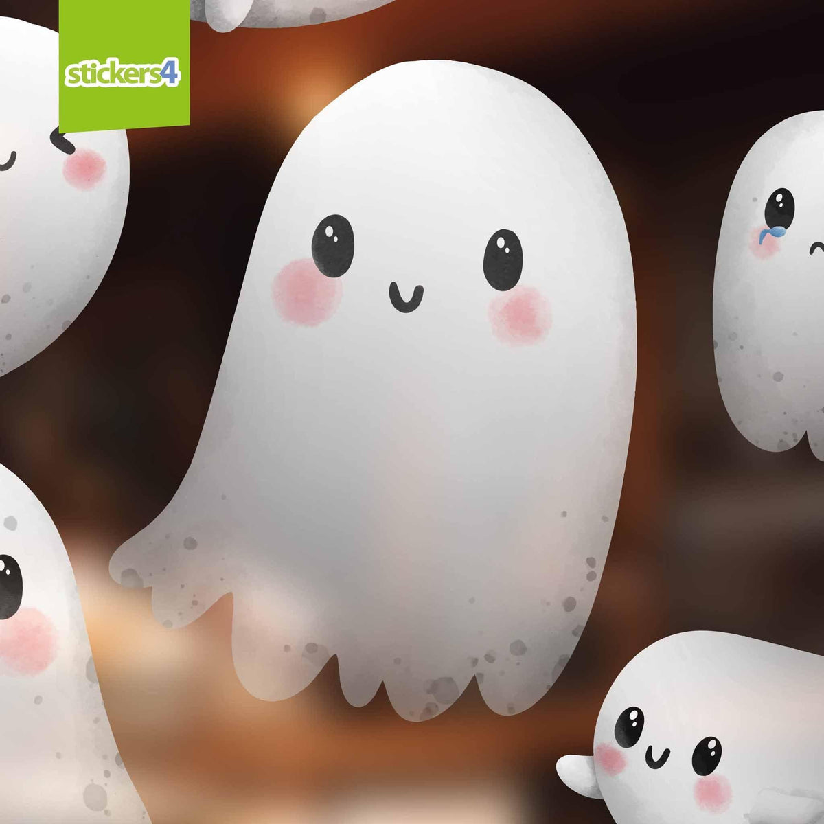 Cute Halloween Ghost Window Sticker Halloween Display