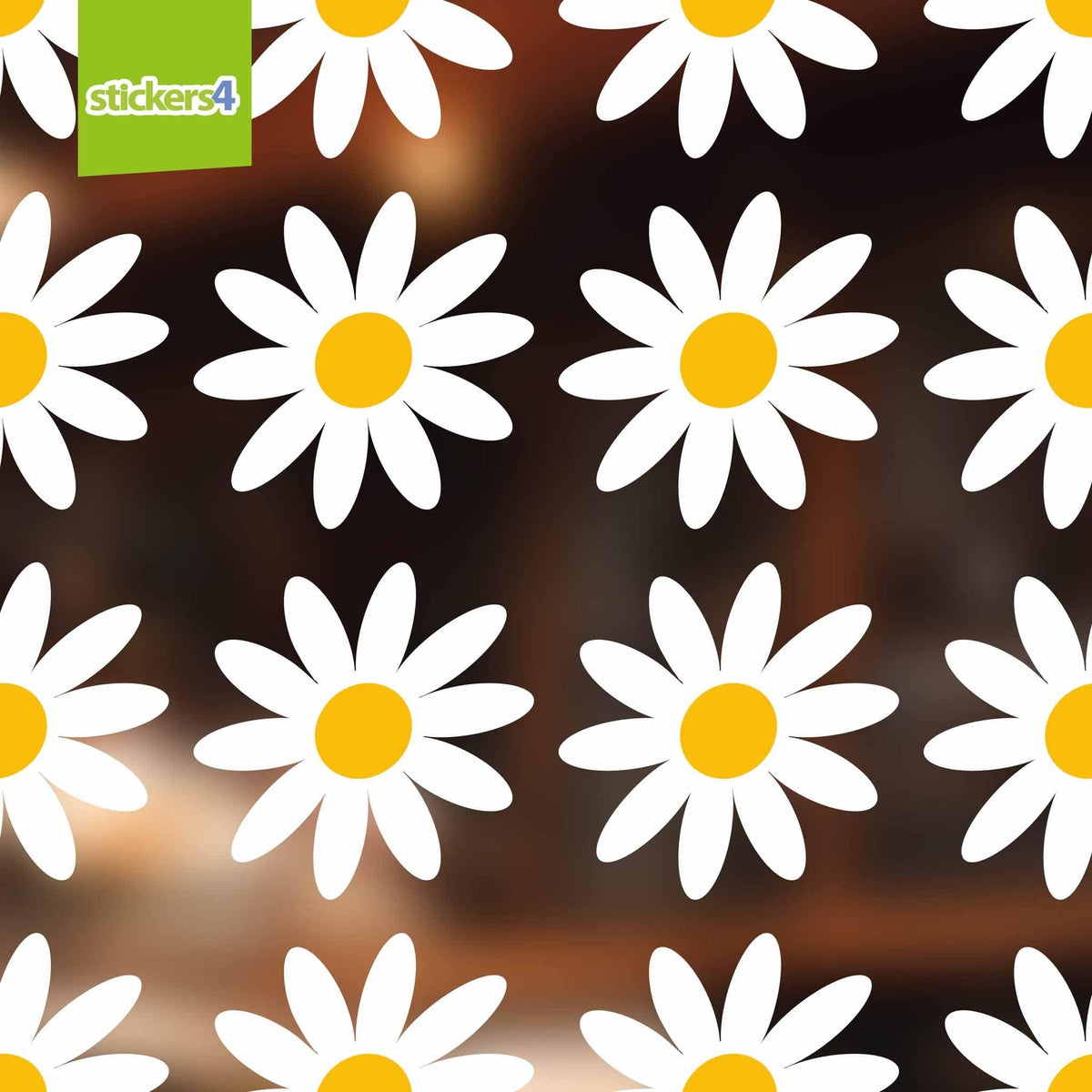 Daisy Window Stickers Multi Pack 1 Seasonal Window Display