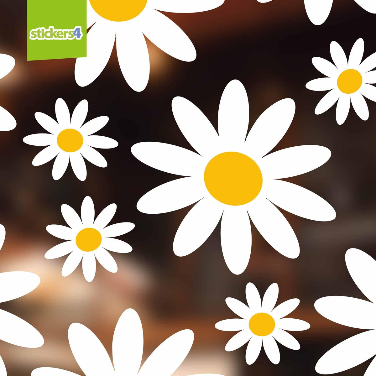 Daisy Window Stickers Multi Pack 2 Seasonal Window Display