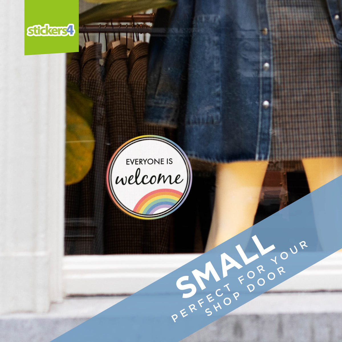 Everyone is Welcome Roundel Window Sticker