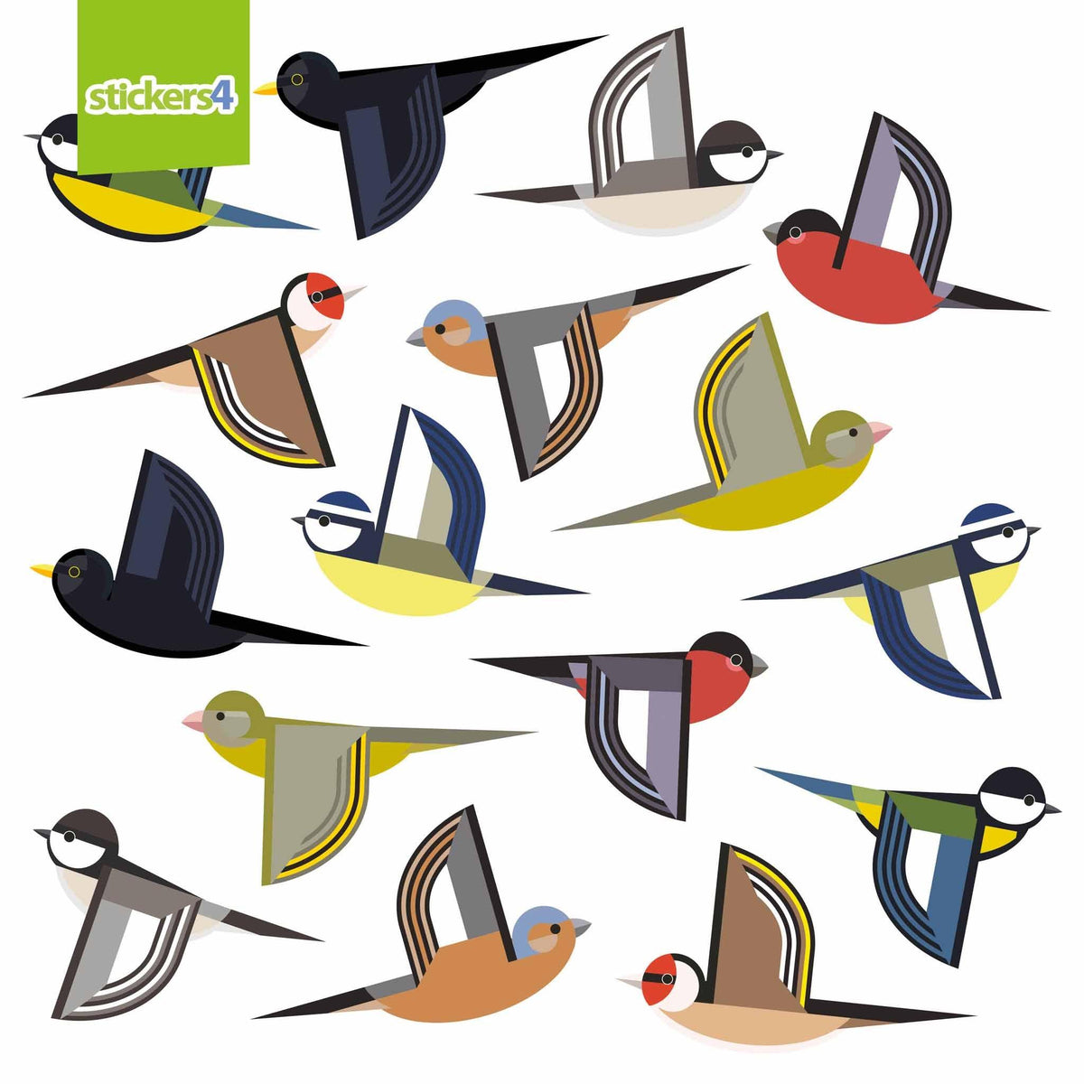 I Like Birds - Flock of Birds Decorative Bird Strike Prevention