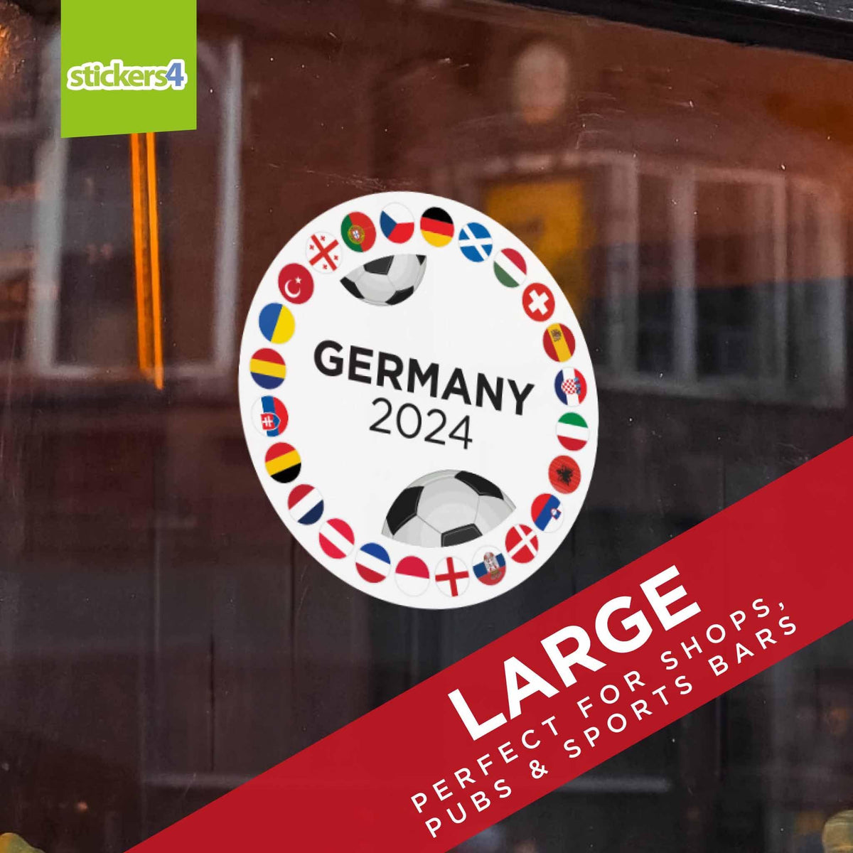 Germany 2024 Roundel Window Sticker Events