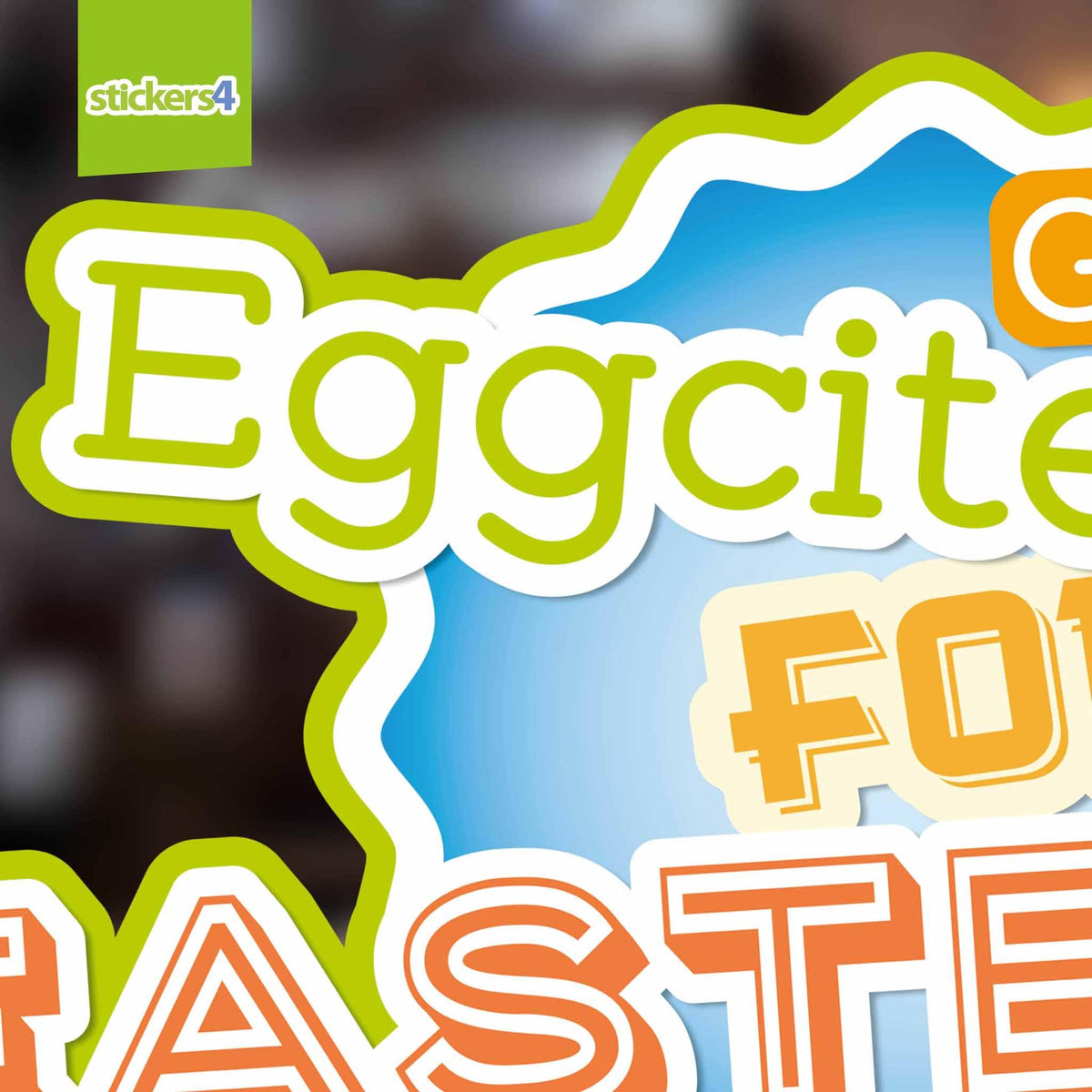 Get Eggcited For Easter Window Cling