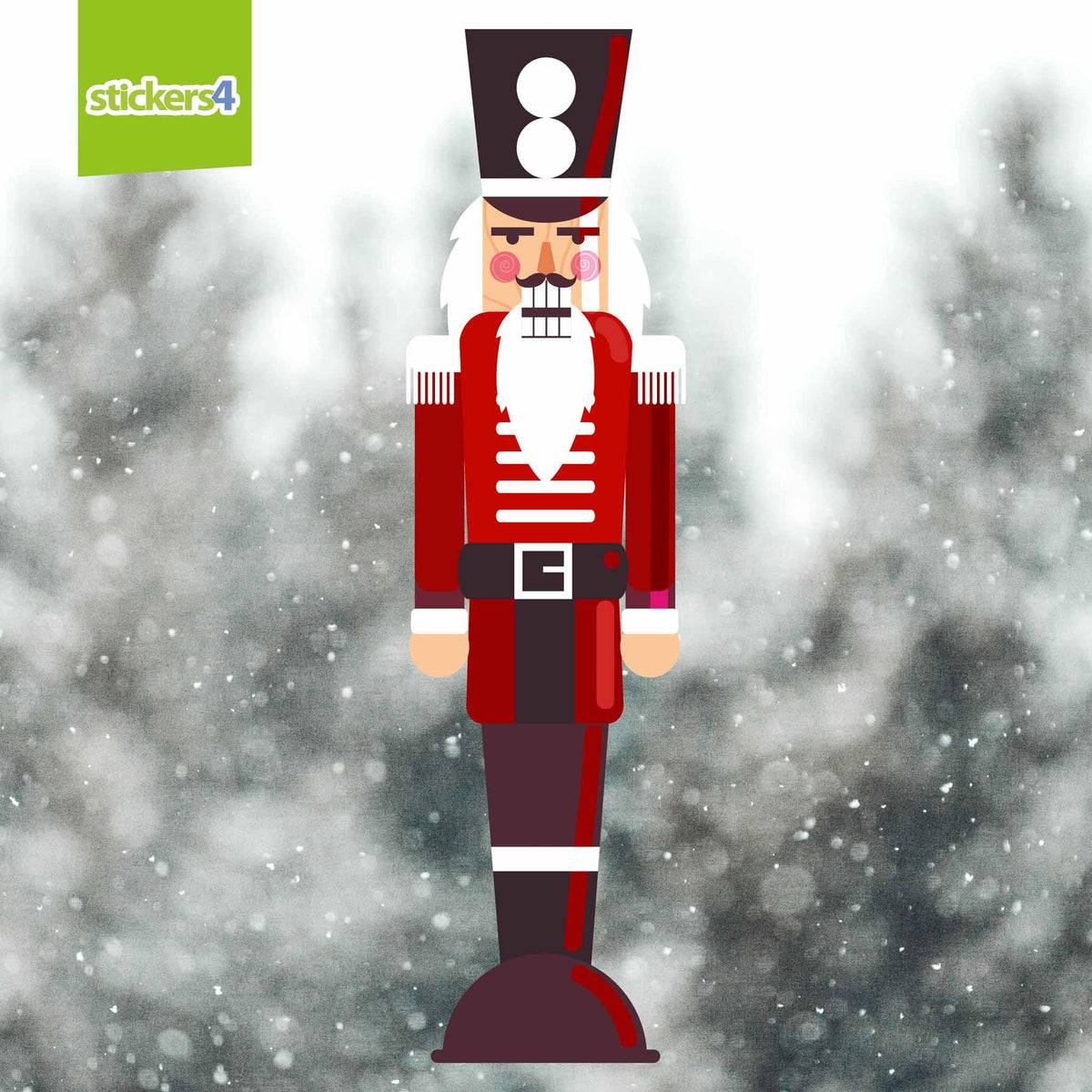 GIANT Christmas Nutcracker Soldiers Christmas Window Stickers Christmas Window Display