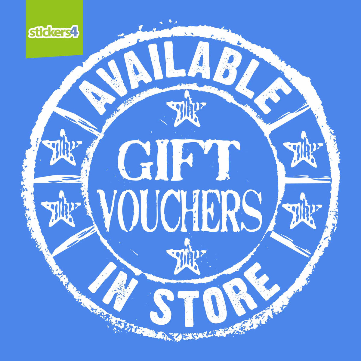 Gift Vouchers Available In Store Roundel