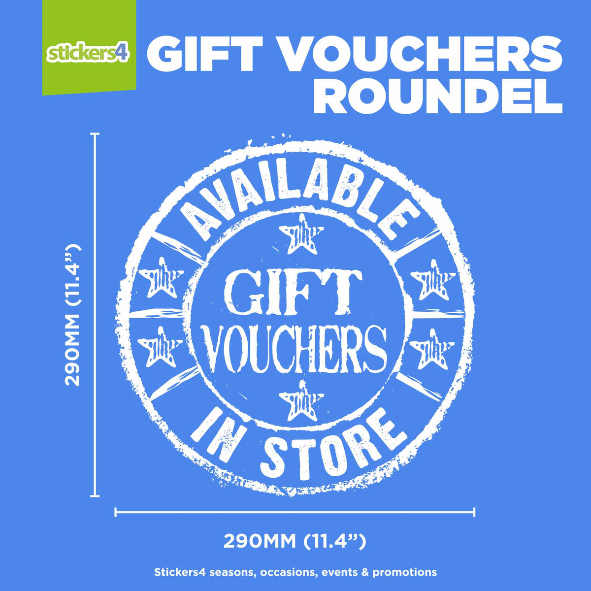 Gift Vouchers Available In Store Roundel