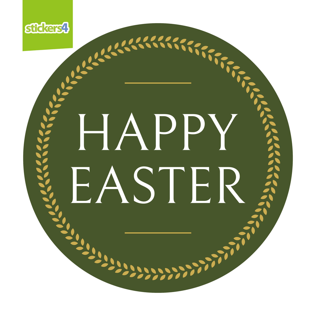 Happy Easter Roundel Window Sticker