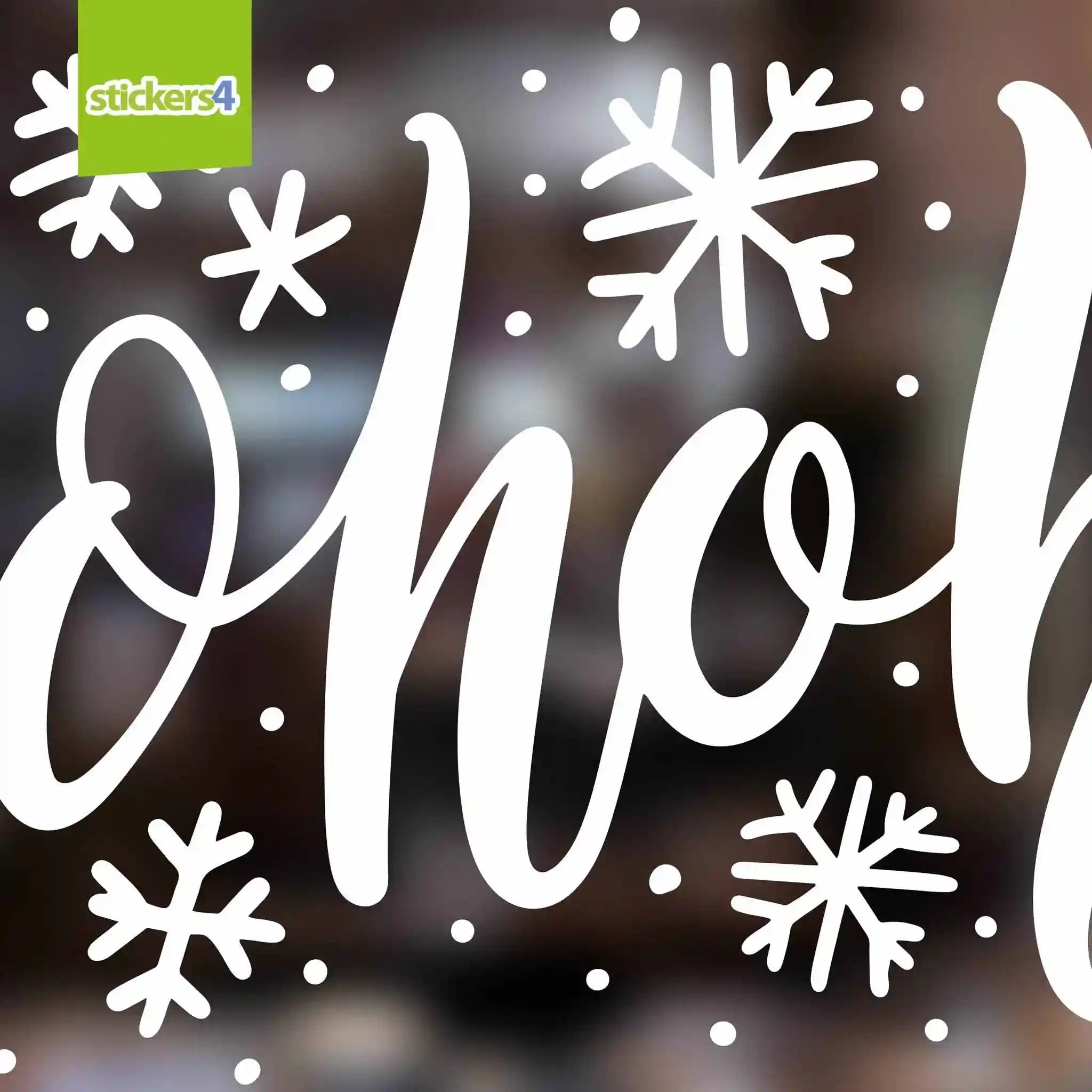 Ho Ho Ho Window Sticker | Xmas Writing for Windows