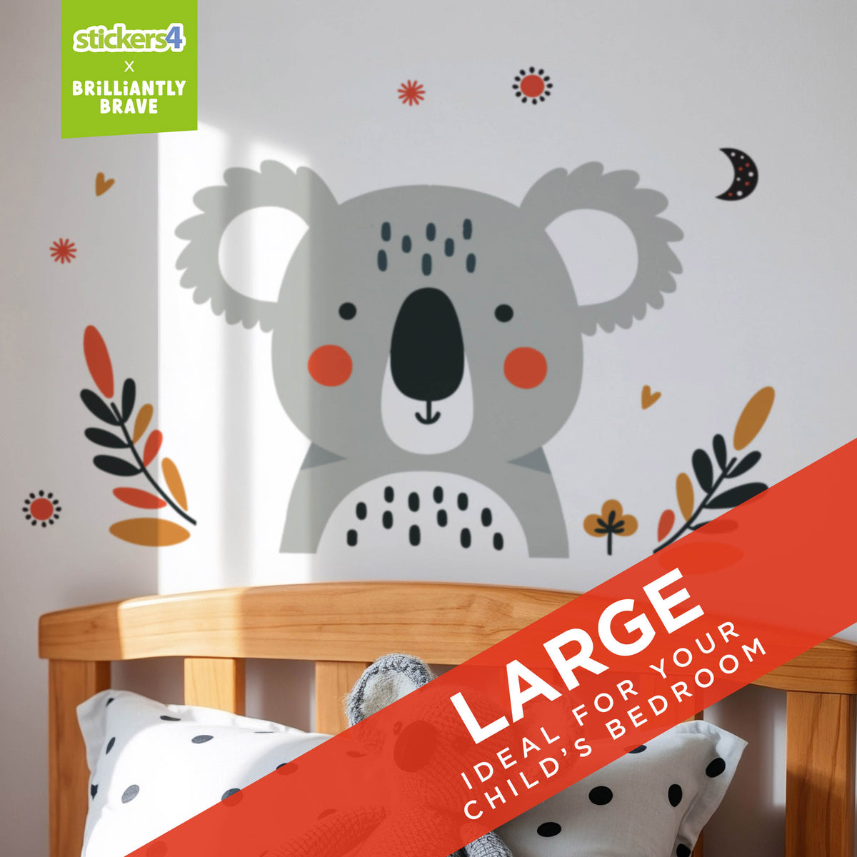 Brilliantly Brave Koala Wall Sticker