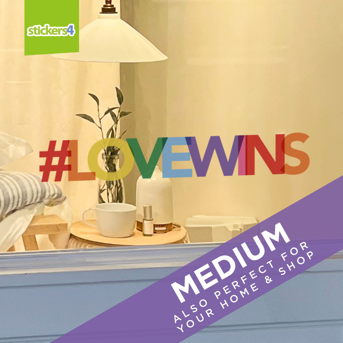 #LOVEWINS (Hashtag Love Wins) Window Sticker