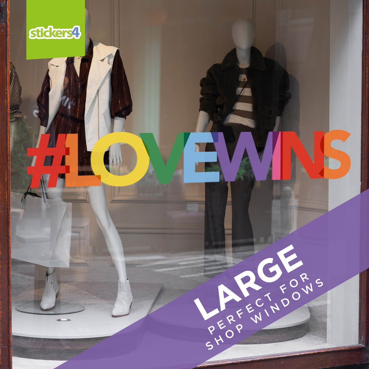 #LOVEWINS (Hashtag Love Wins) Window Sticker