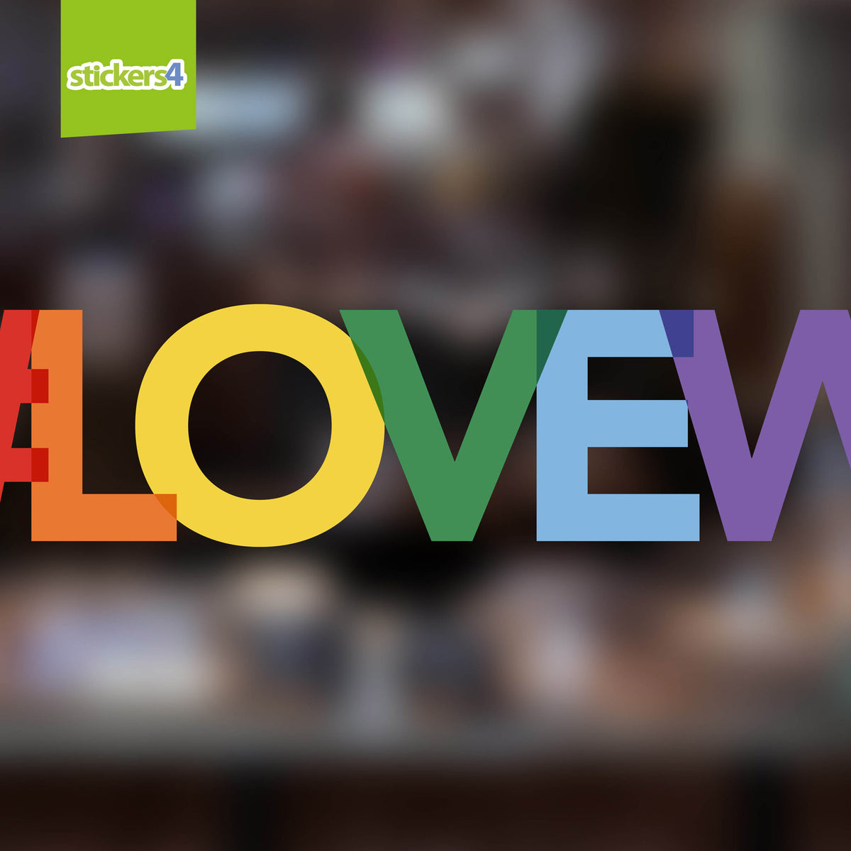 #LOVEWINS (Hashtag Love Wins) Window Sticker