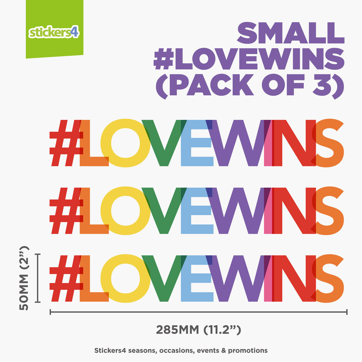 #LOVEWINS (Hashtag Love Wins) Window Sticker