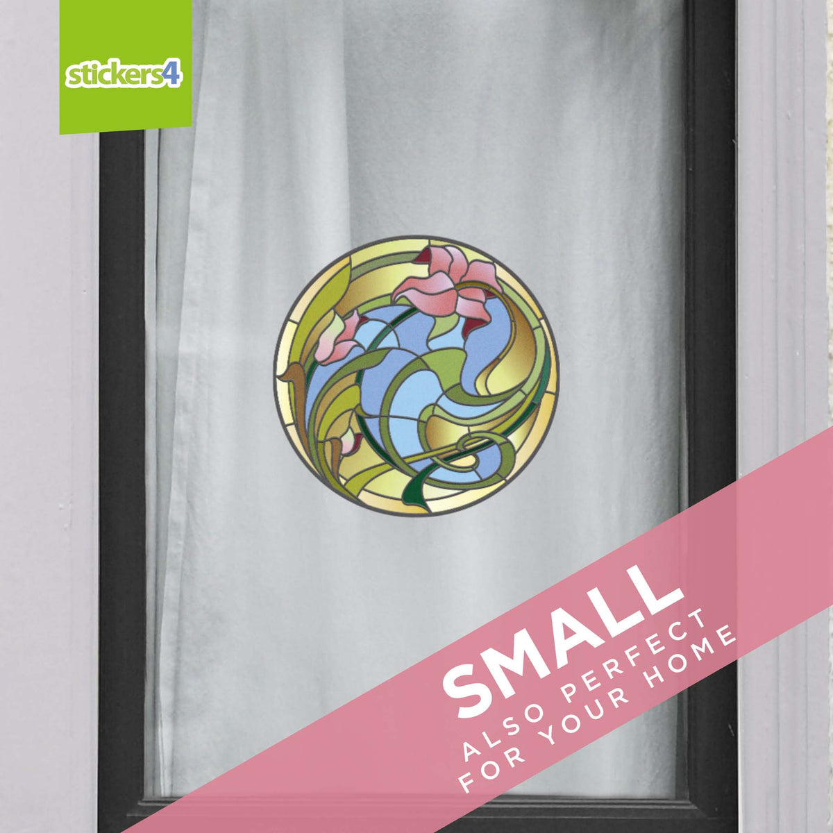 Lilies Suncatcher Roundel Window Cling