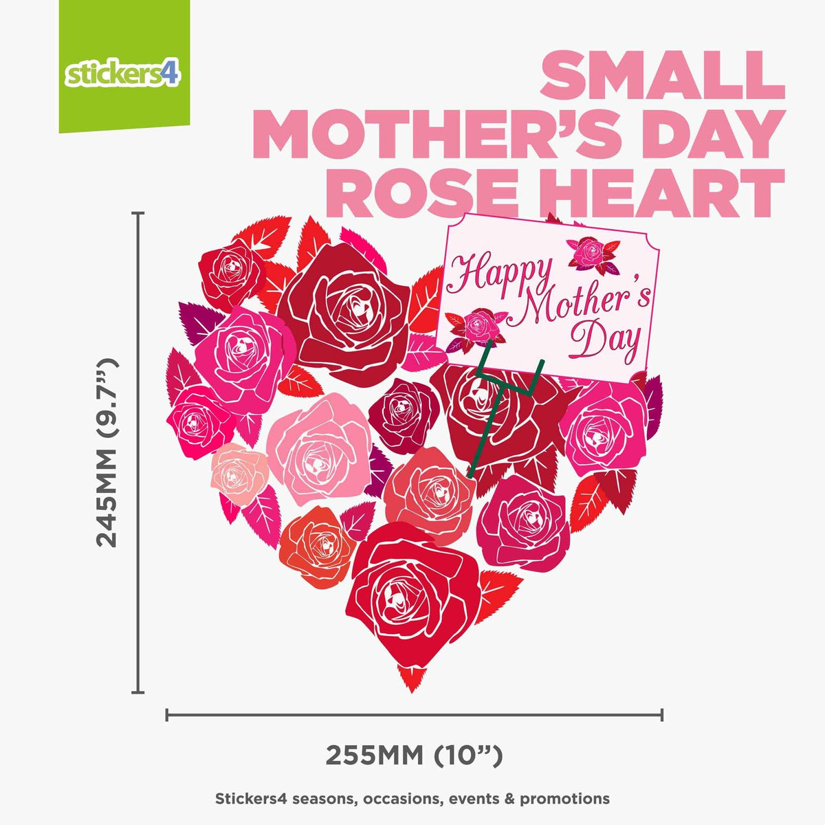Mother&#39;s Day Rose Heart