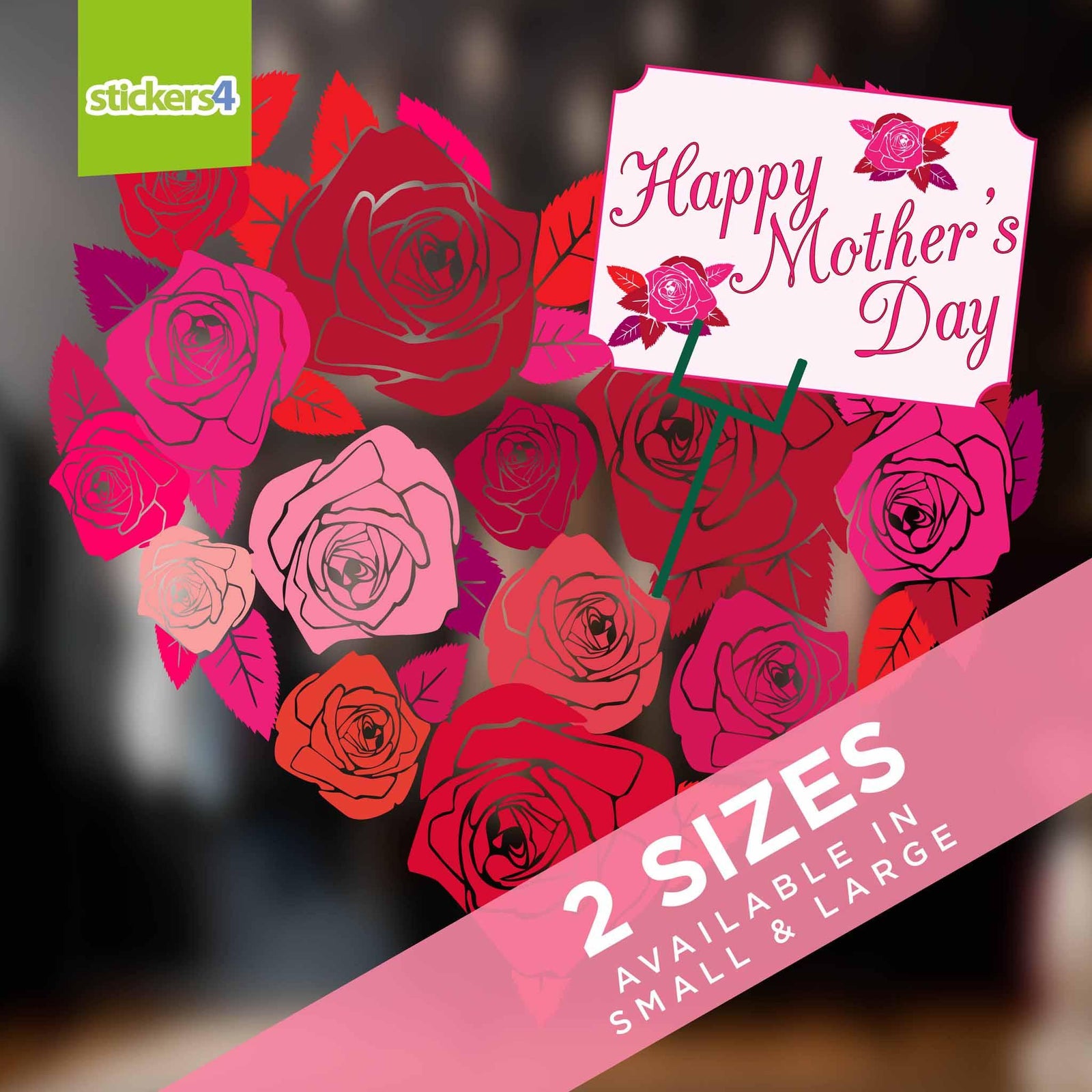 Mother's Day Rose Heart Mother's Day Display