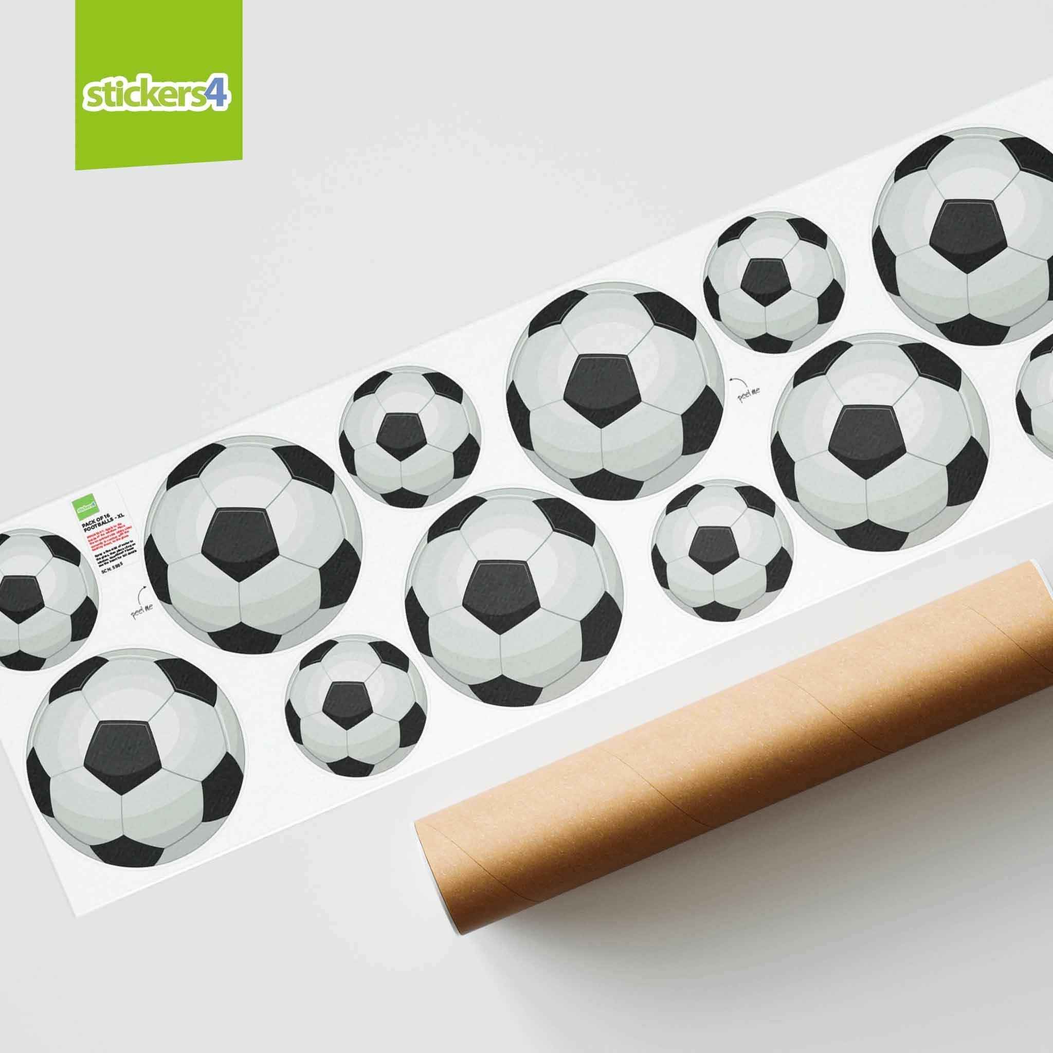 Fensport Window Sticker Pack of 16 Football Window Stickers | Sporting Events