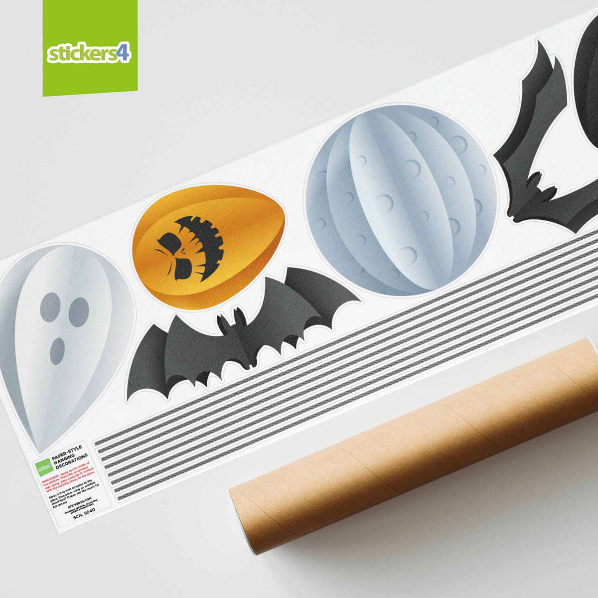 Paper-Style Hanging Halloween Decoration Window Sticker