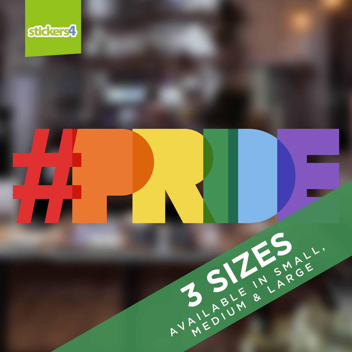 #PRIDE (Hashtag Pride) - Pride Window Decoration Pride Window Displays