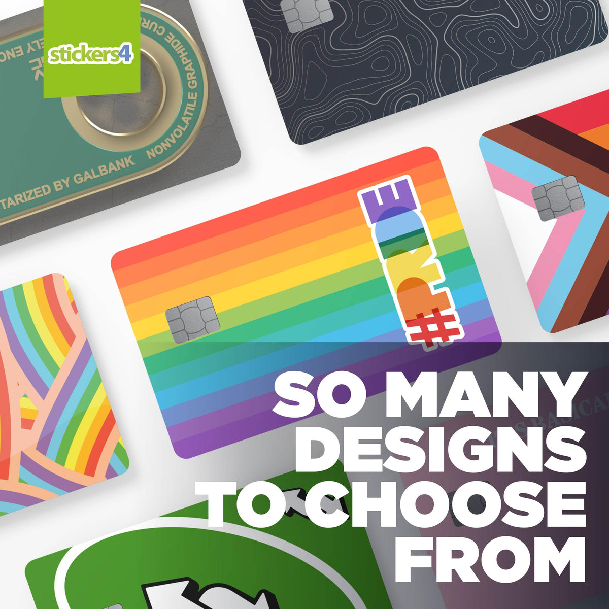 Pride Credit Card Stickers Credit Card Stickers