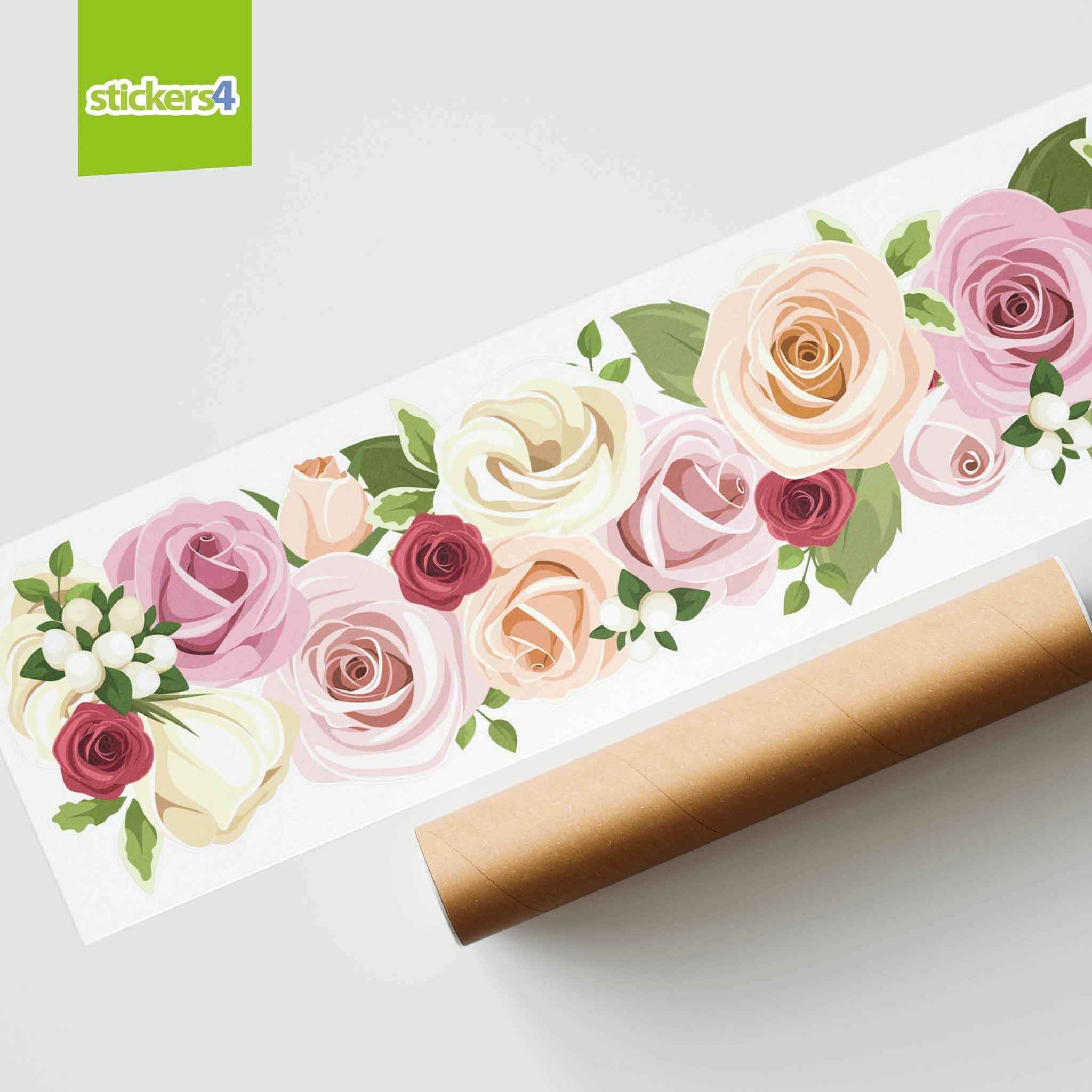Roses Floral Window Border
