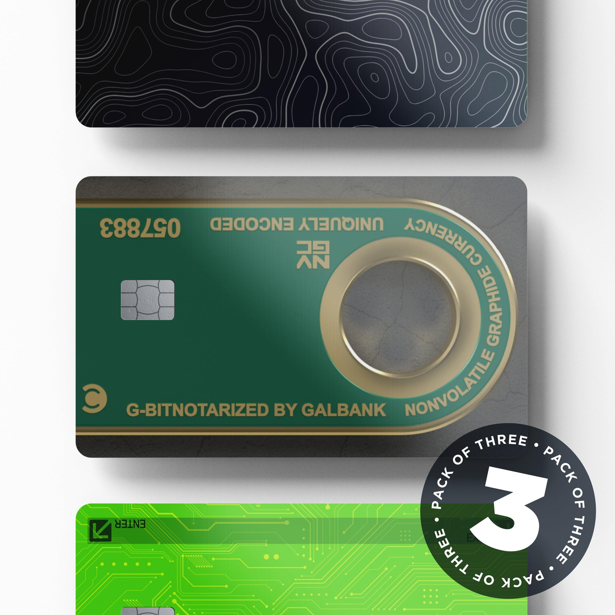 Sci-Fi Credit Card Stickers Credit Card Stickers