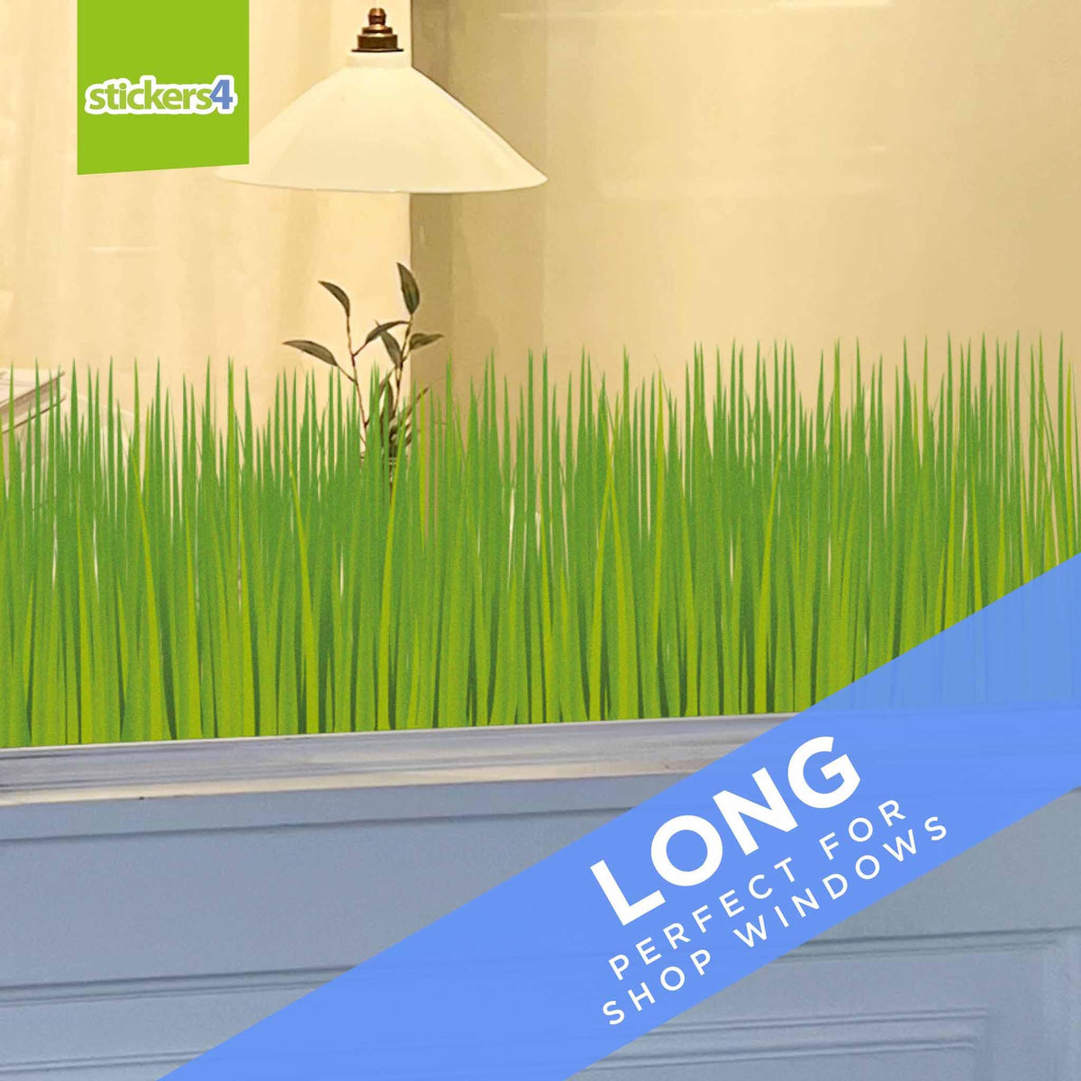 Grass Border Window Border Sticker Occasions