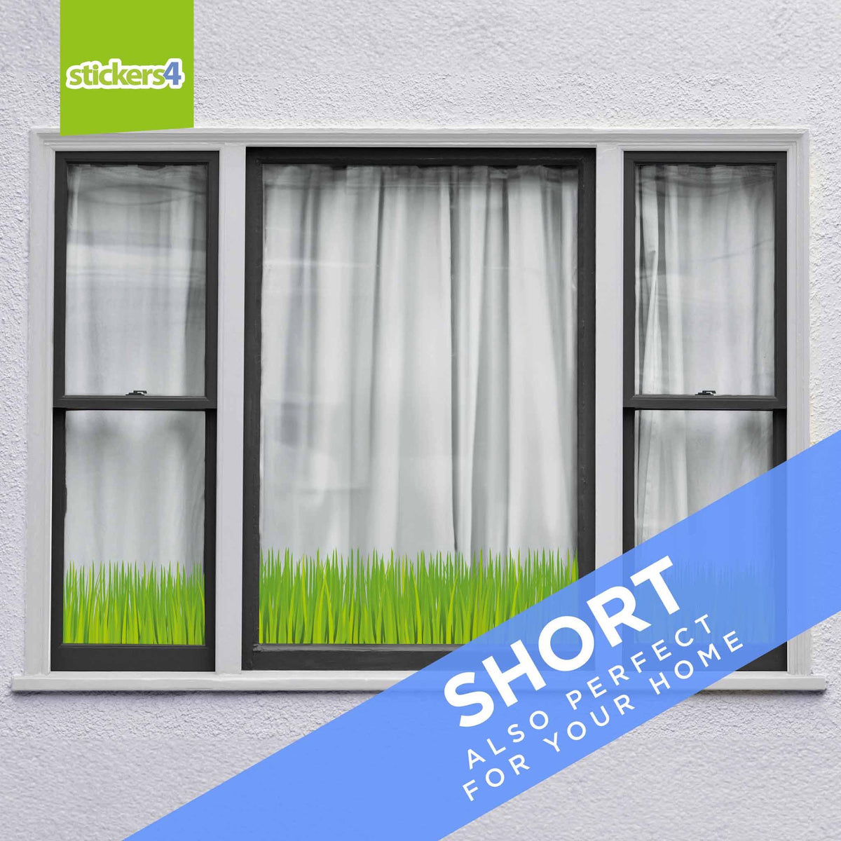 Grass Border Window Border Sticker Occasions