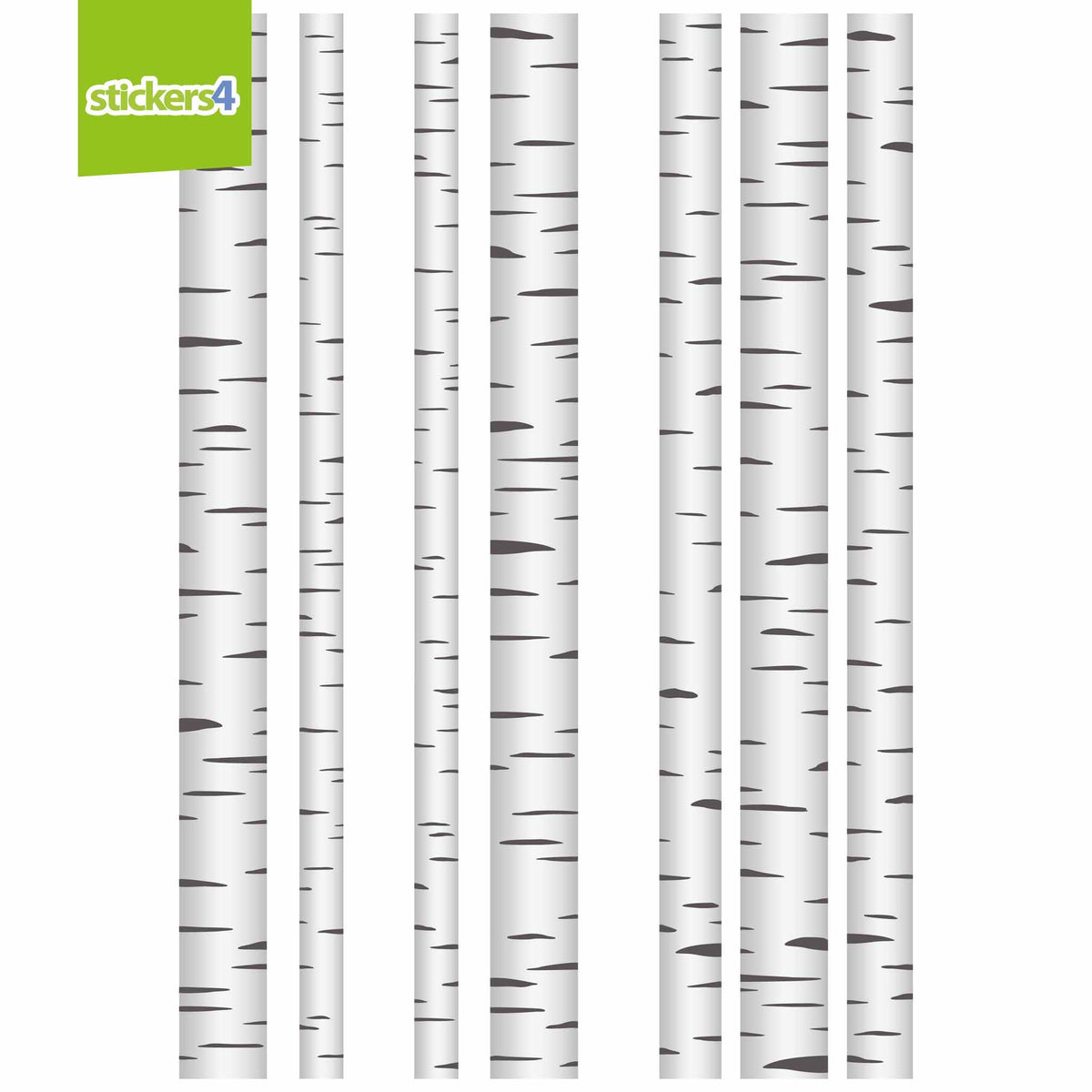 Silver Birch Trees Window Stickers