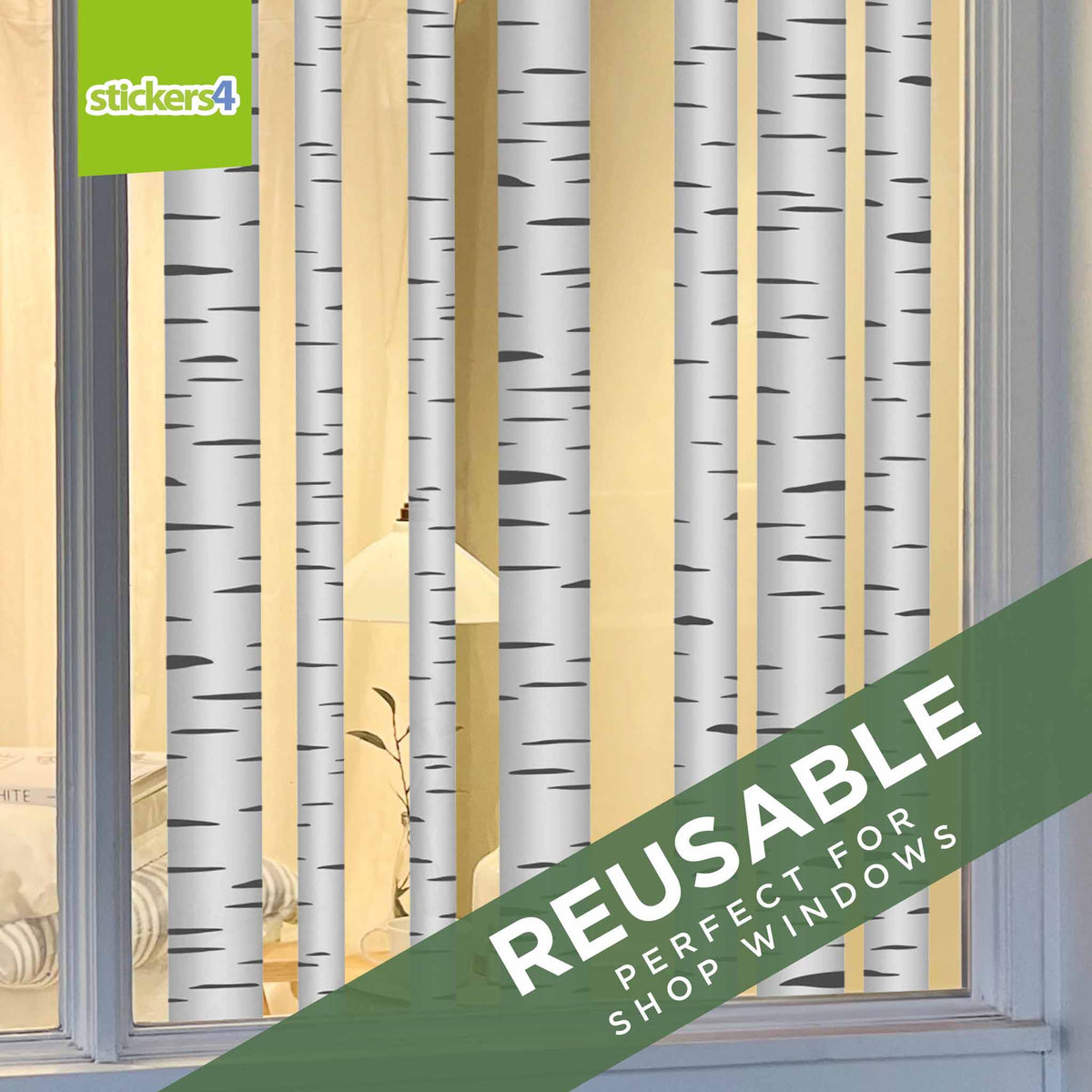 Silver Birch Trees Window Stickers