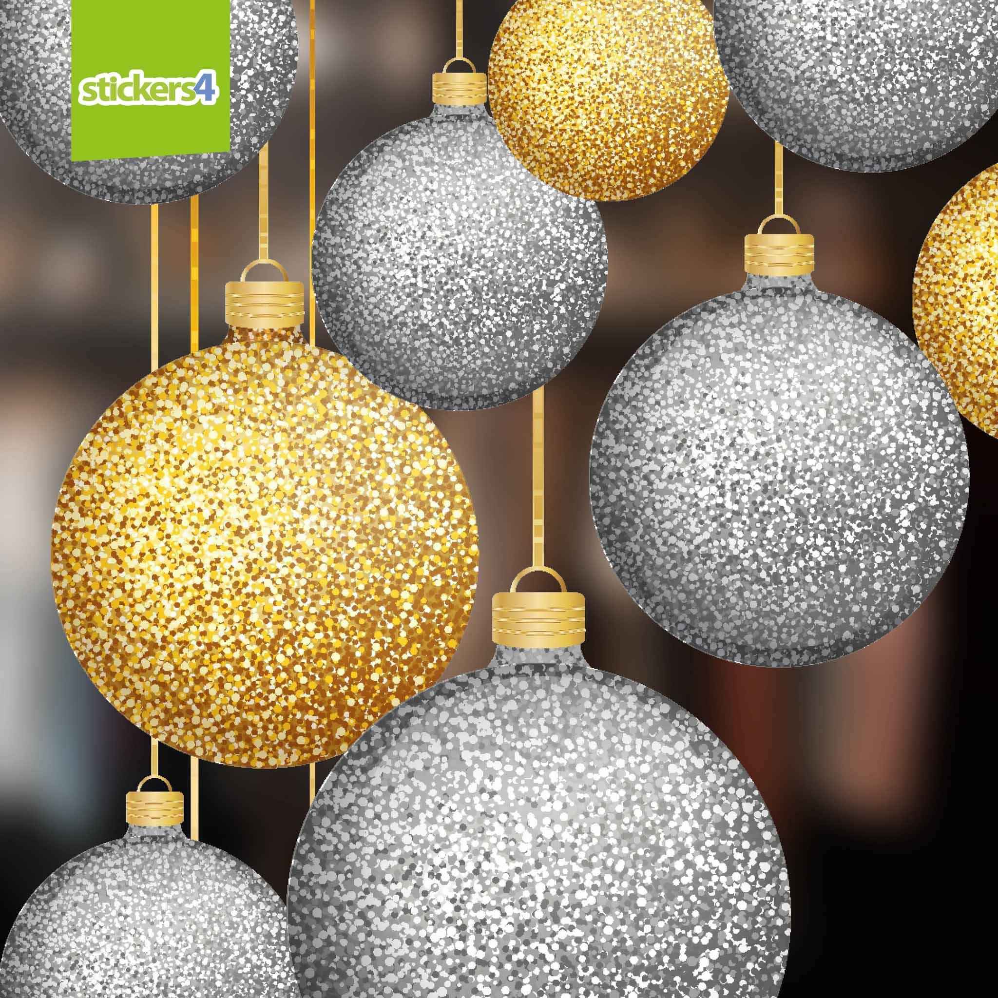 Starform Stickers Christmas Ice Crystals 4 (10 Sheets) - Silver - 8530.002 - 10X