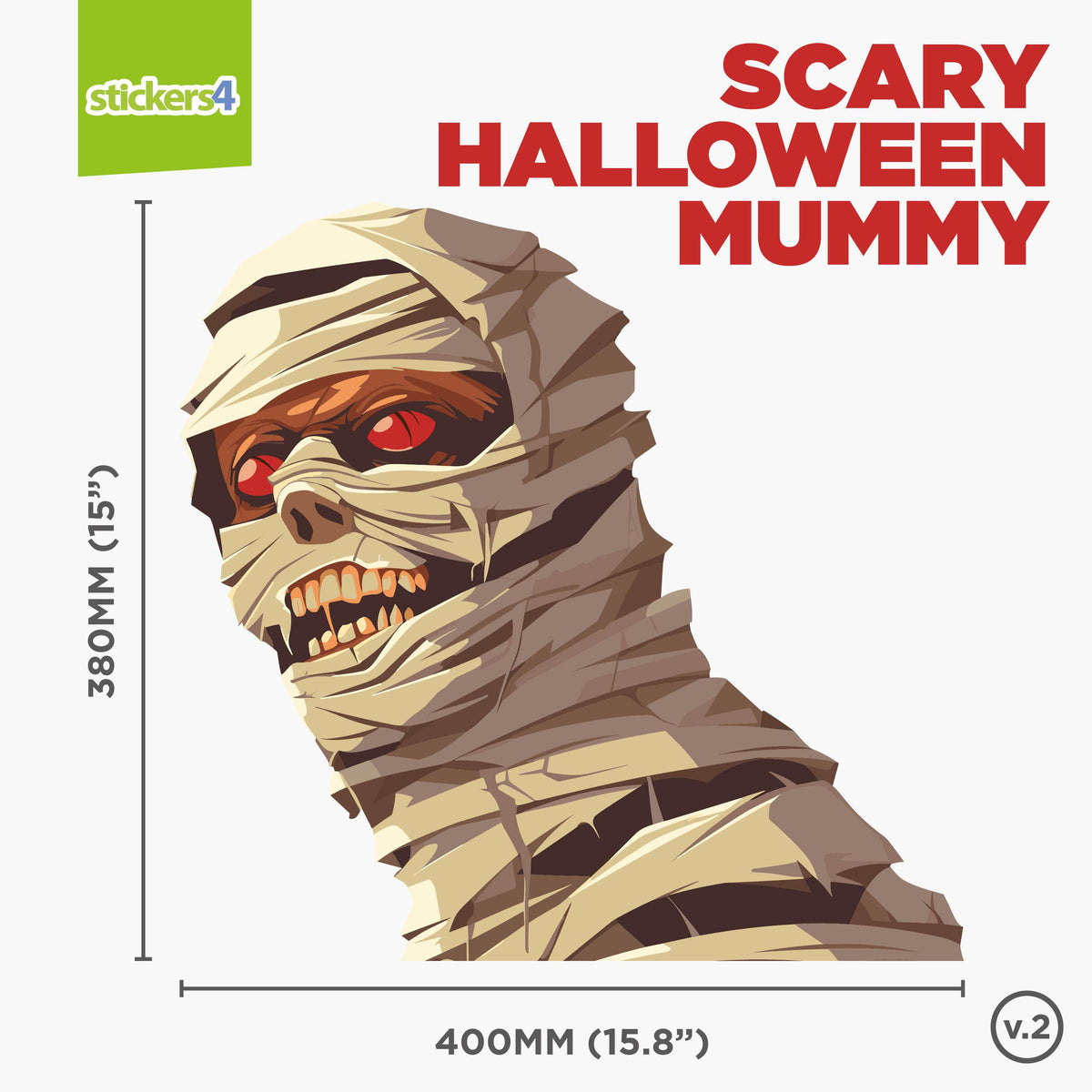 Scary Halloween Character Window Stickers Halloween Display