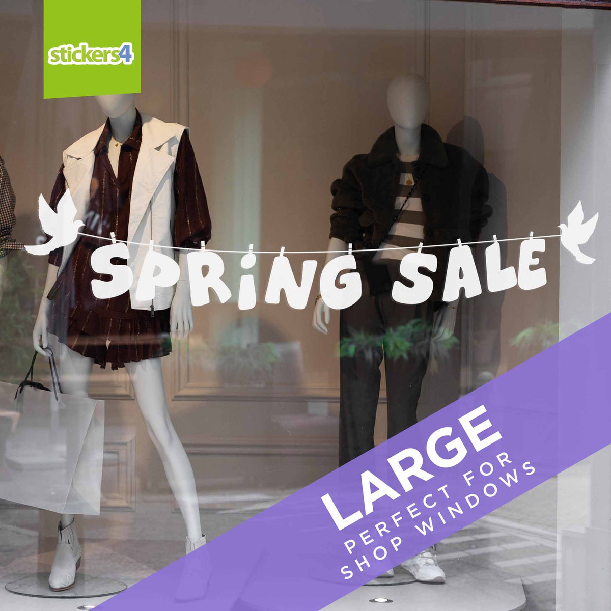 Spring Sale with Birds